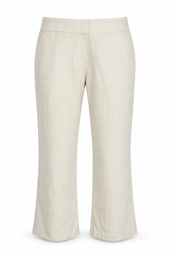 George Womens Beige Polyester Trousers Size 40 L32 in Regular Zip