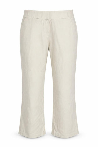 George Womens Beige Polyester Trousers Size 40 L32 in Regular Zip