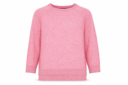Warehouse Womens Pink Round Neck Polyester Pullover Jumper Size 14