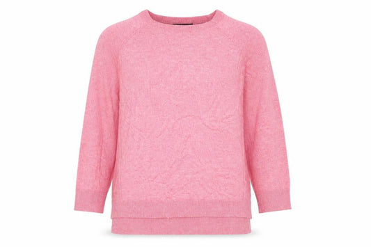 Warehouse Womens Pink Round Neck Polyester Pullover Jumper Size 14