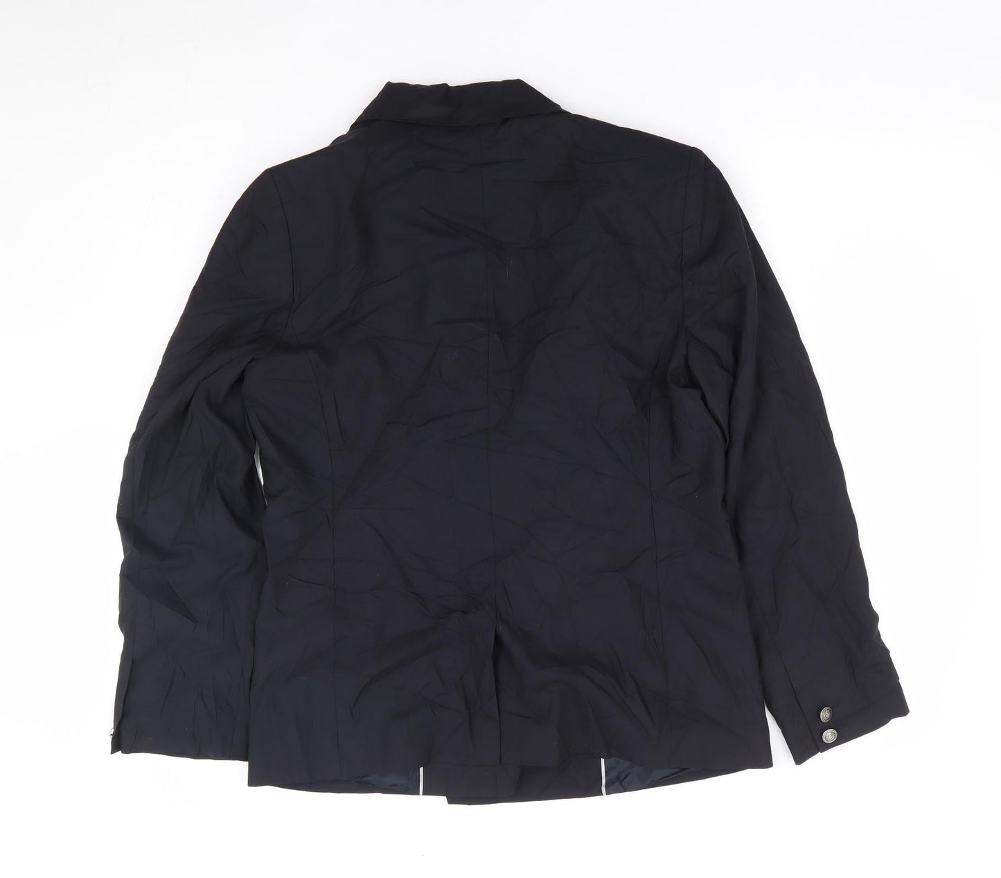 Kookai Womens Black Wool Jacket Suit Jacket Size 12
