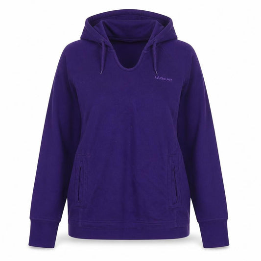 LAGear Womens Purple Polyester Pullover Hoodie Size 10