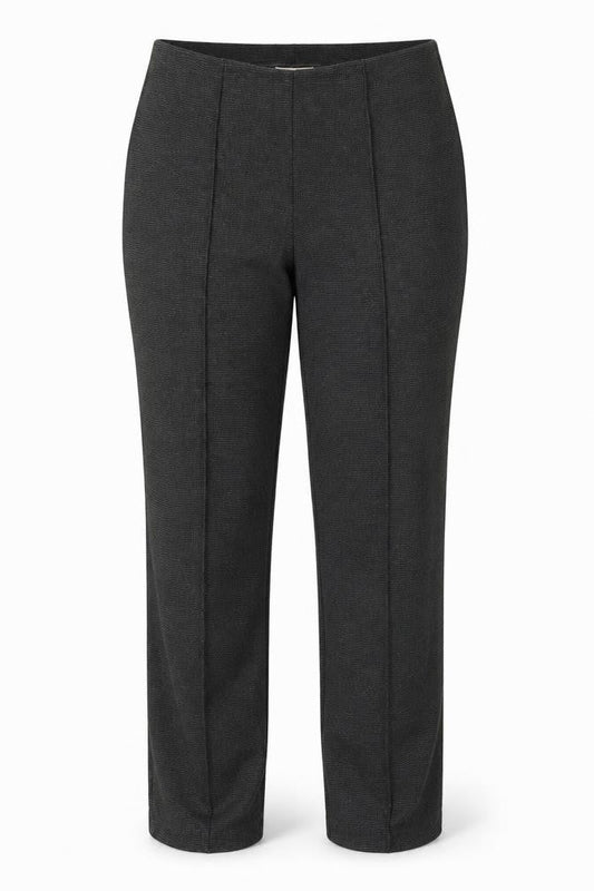 Classic Womens Grey Polyester Trousers Size 14 L29 in Regular