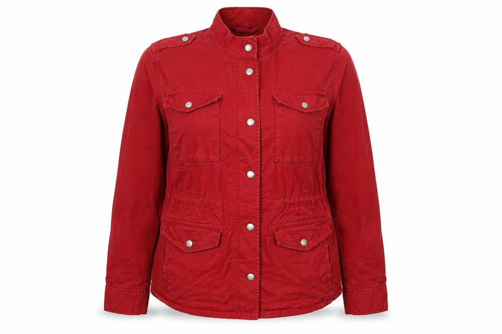 Gap Womens Red Jacket Size XS Snap