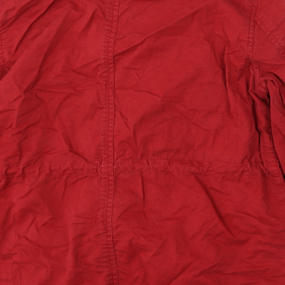 Gap Womens Red Jacket Size XS Snap