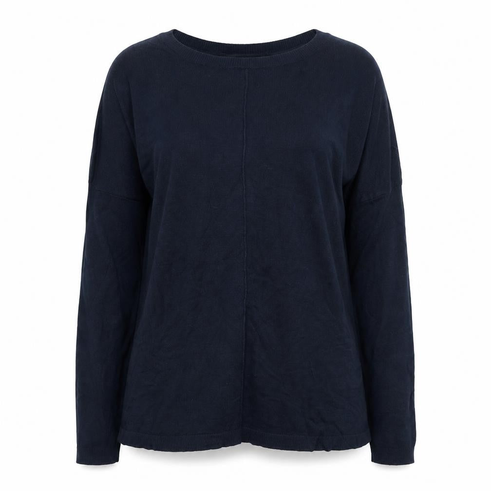 Atmosphere Womens Blue Round Neck Viscose Pullover Jumper Size 10