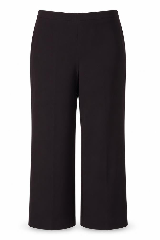 BHS Womens Purple Polyester Trousers Size 14 L28 in Regular