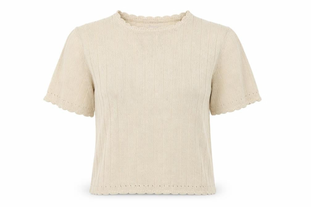 Berkertex Womens Beige Round Neck Acrylic Pullover Jumper Size 10
