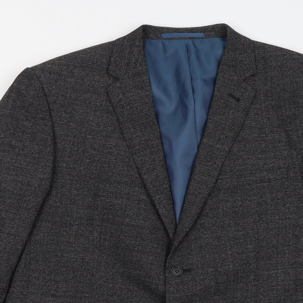 Taylor & Wright Mens Grey Polyester Jacket Suit Jacket Size 44