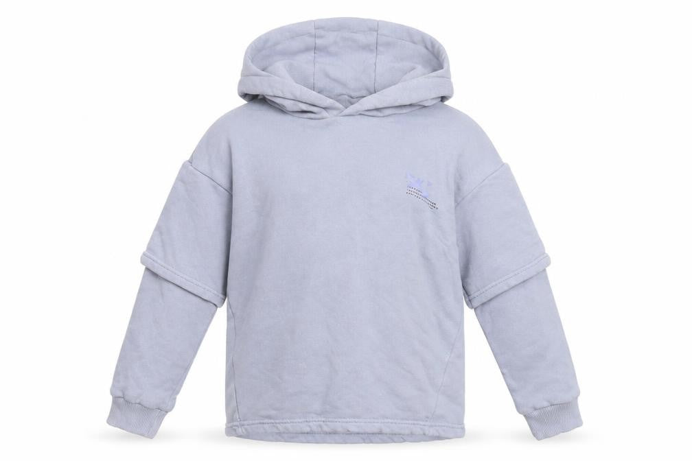 Nutmeg Girls Blue Cotton Pullover Hoodie Size 8-9 Years - Epic Scater