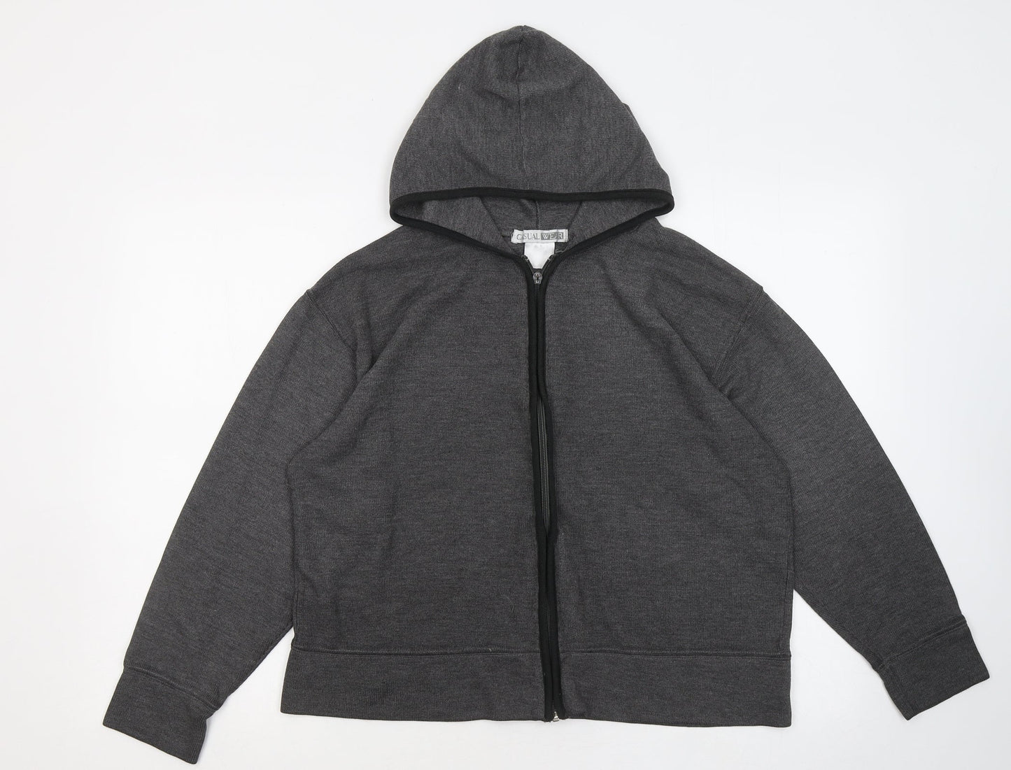 Casual Wear Womens Grey Jacket Size 14