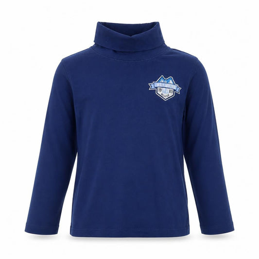 Lupilu Girls Blue Cotton Pullover T-Shirt Size 4-5 Years Roll Neck - 4-6 Years. Wild Winter