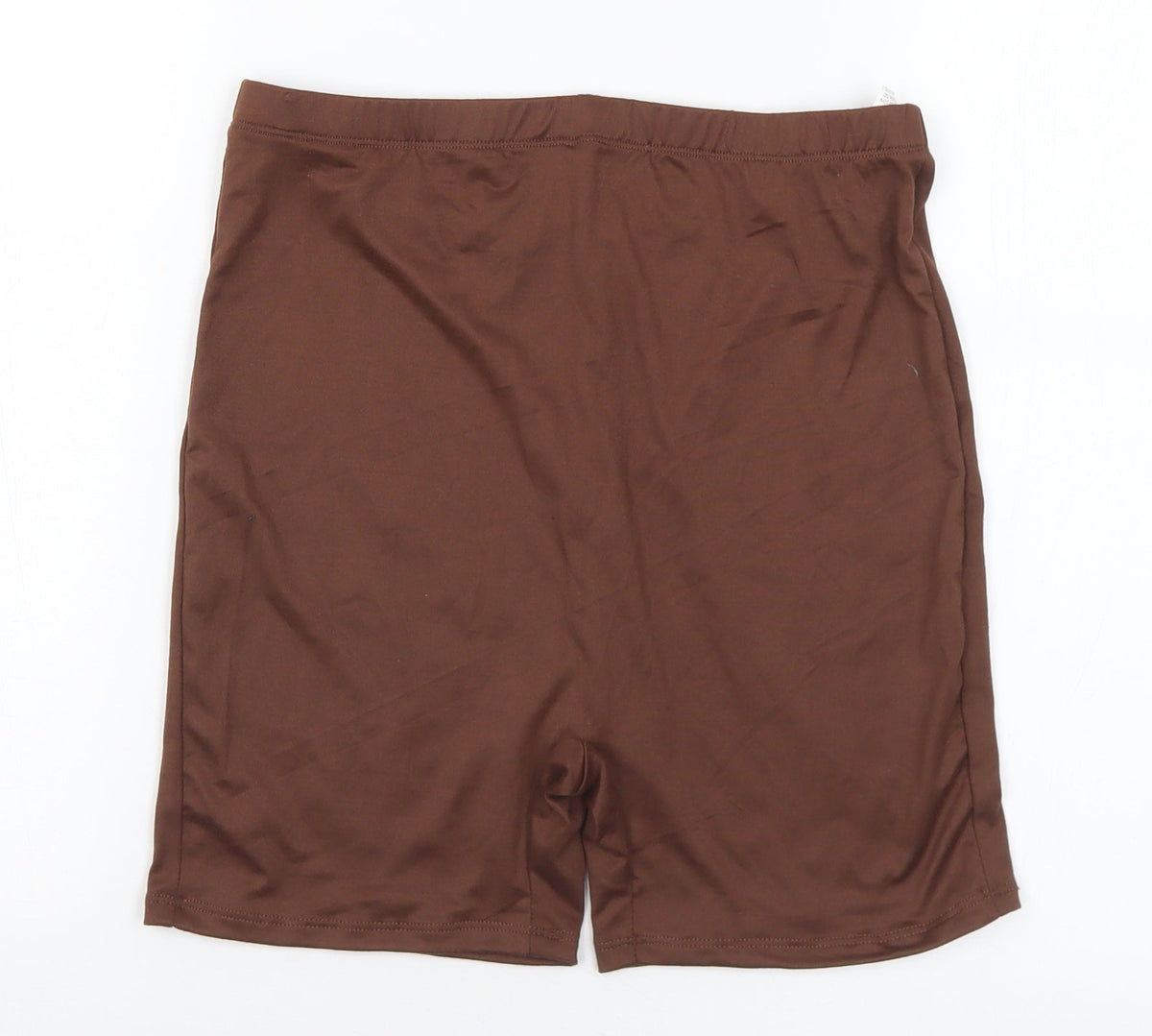 SheIn Womens Brown Polyester Athletic Shorts Size M L5 in Regular