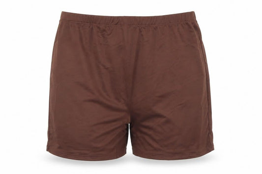 SHEIN Womens Brown Polyester Athletic Shorts Size M L5 in Regular