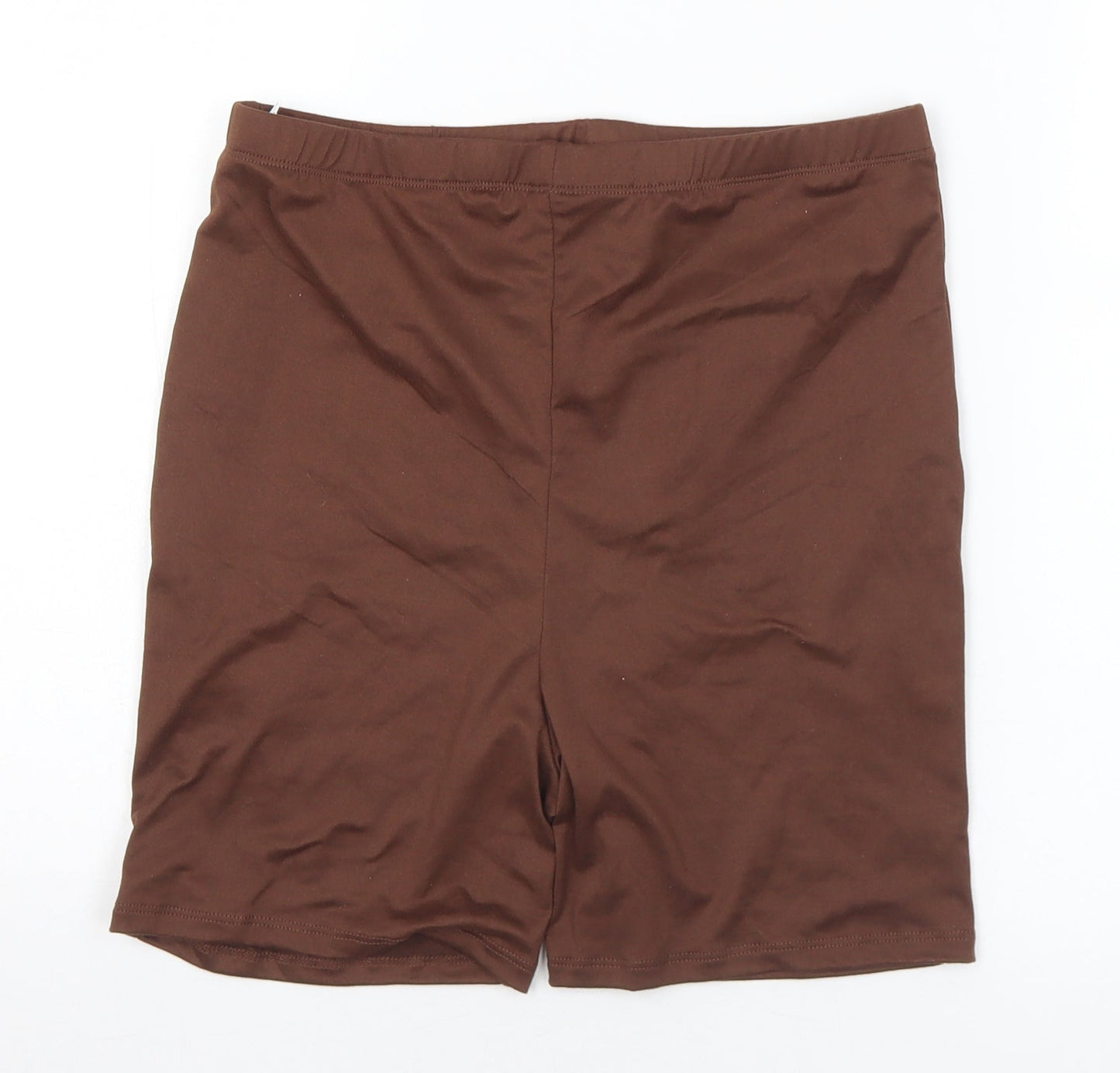SheIn Womens Brown Polyester Athletic Shorts Size M L5 in Regular