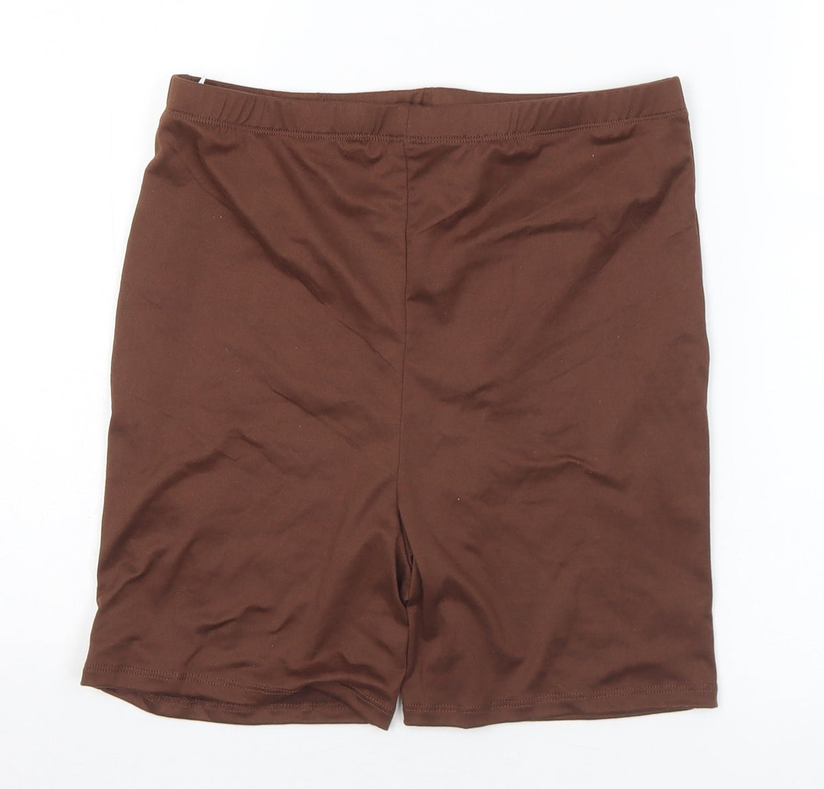 SheIn Womens Brown Polyester Athletic Shorts Size M L5 in Regular