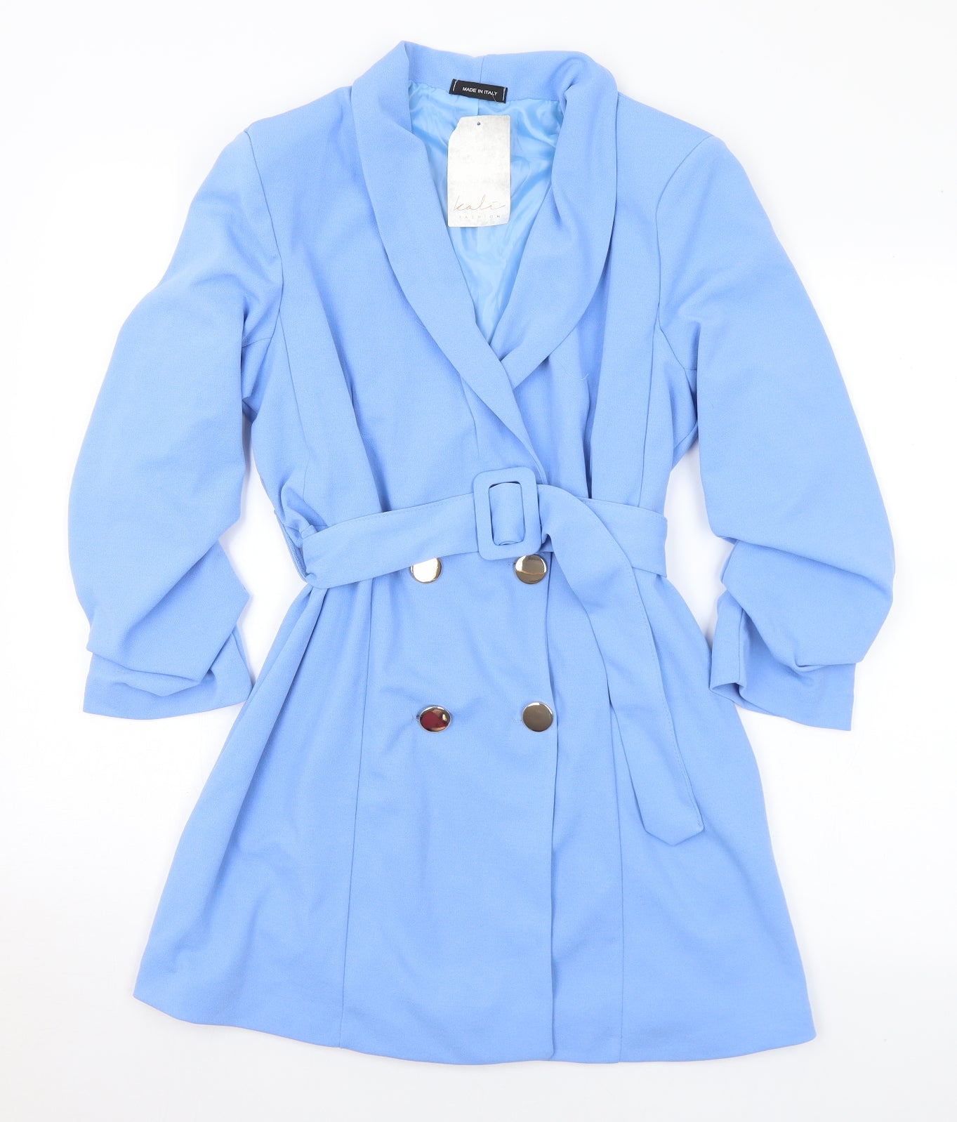 Kali Womens Blue Jacket Size 12 Button