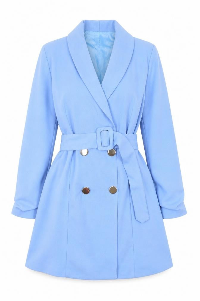Kali Womens Blue Jacket Size 12 Button