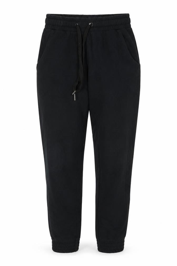 Super Model Womens Black Polyester Sweatpants Trousers Size M L26 in Regular