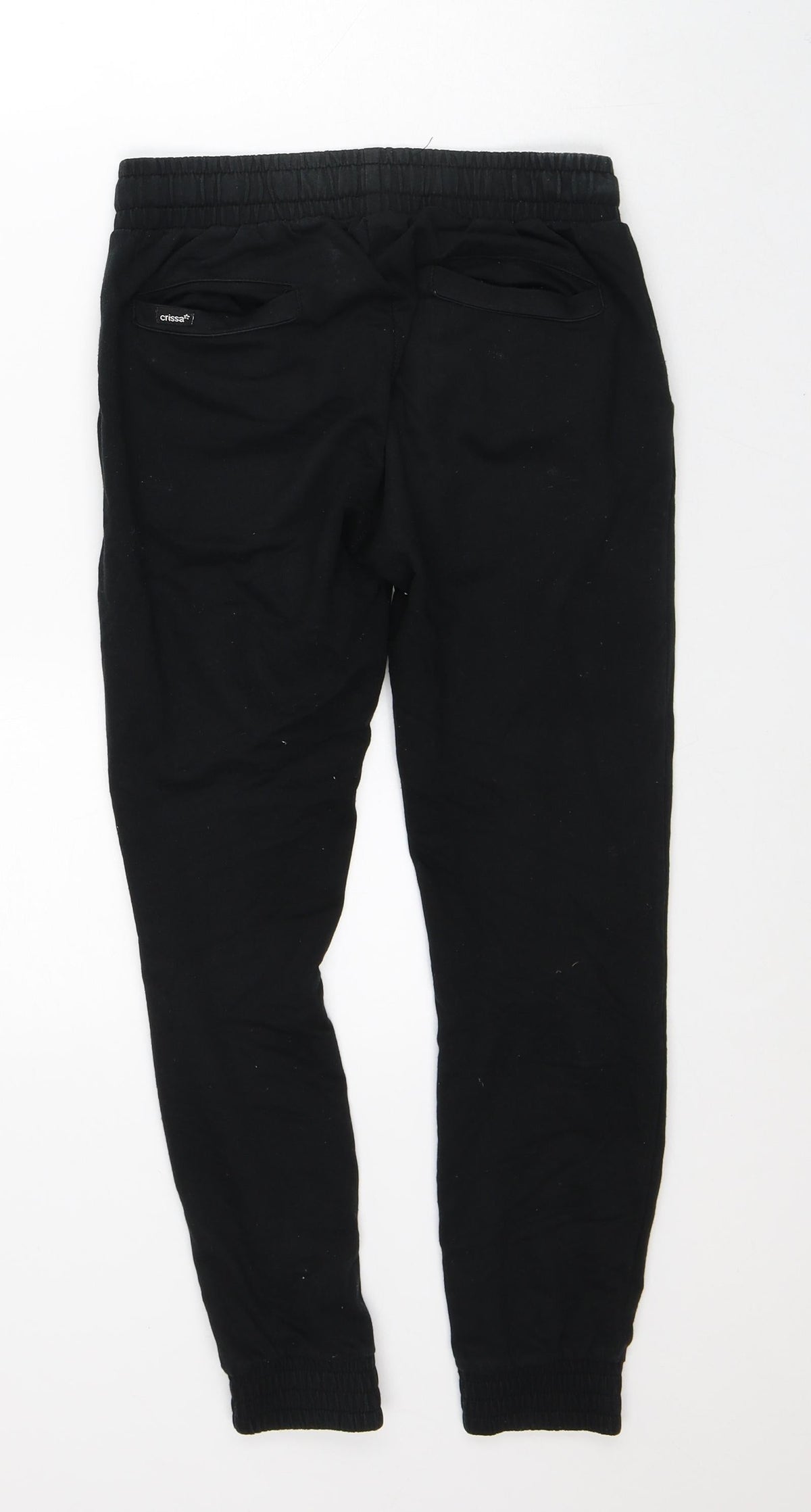 Super Model Womens Black Polyester Sweatpants Trousers Size M L26 in Regular