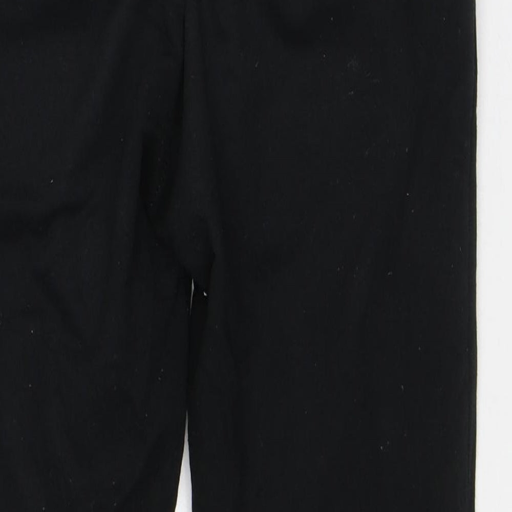 Super Model Womens Black Polyester Sweatpants Trousers Size M L26 in Regular