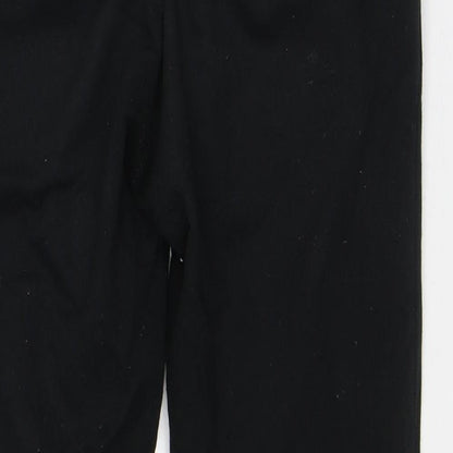 Super Model Womens Black Polyester Sweatpants Trousers Size M L26 in Regular