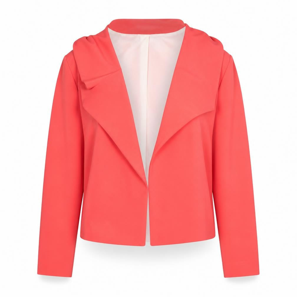 New Look Womens Orange Jacket Blazer Size 10