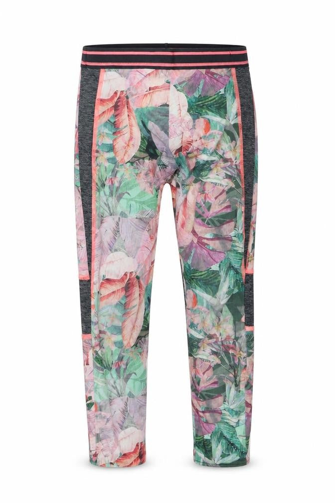 NEXT Girls Multicoloured Geometric Polyester Capri Trousers Size 9 Months Slim - Leggings