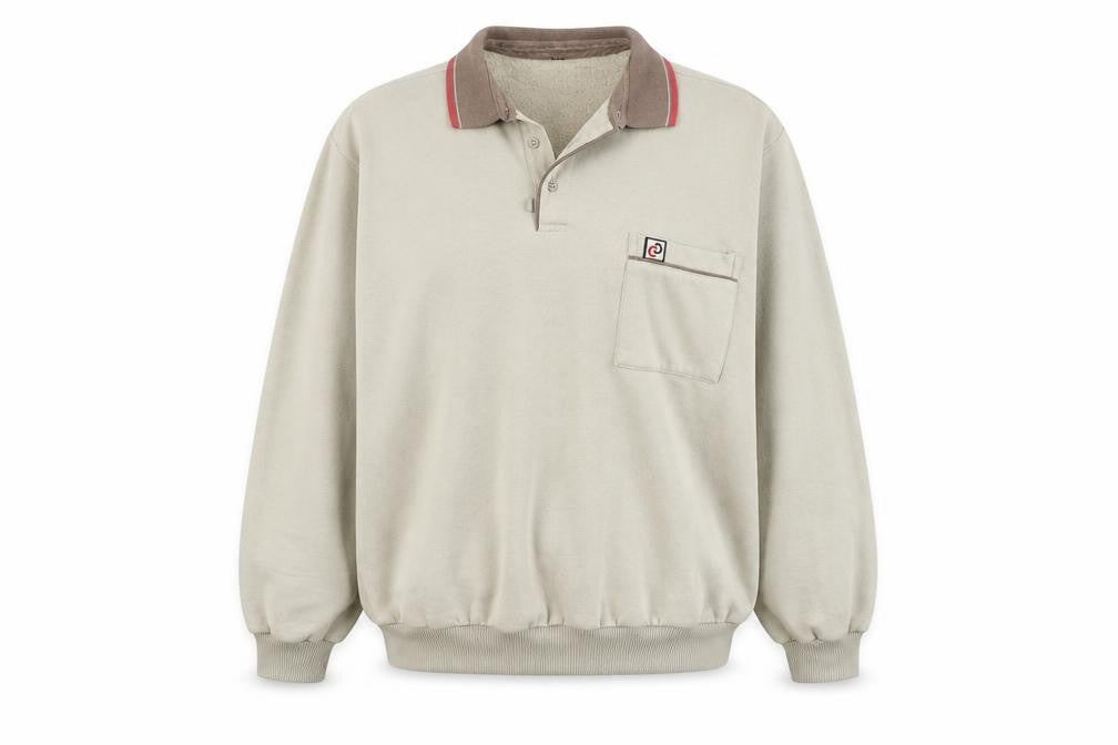 Breakaway Womens Beige Cotton Pullover Sweatshirt Size XL Pullover