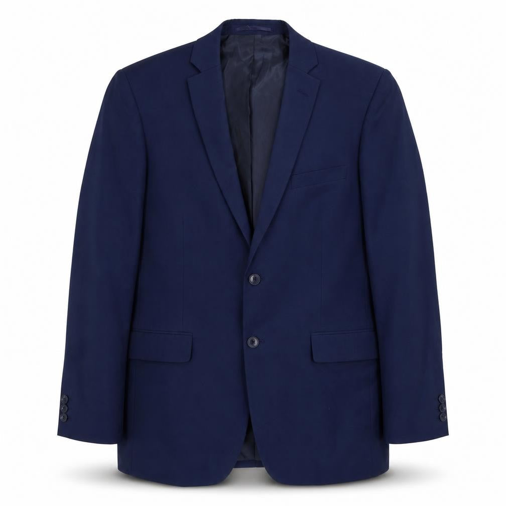 The Collection Mens Blue Polyester Jacket Suit Jacket Size 42