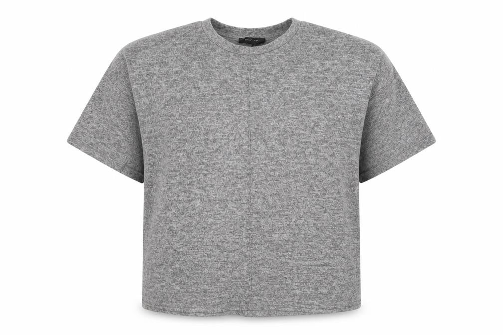 Primark Womens Grey Crew Neck Polyester Pullover Jumper Size L
