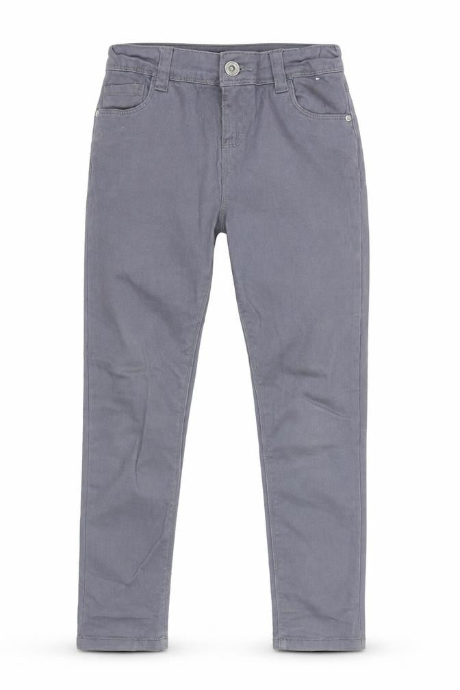 Denim Co. Girls Grey Cotton Skinny Jeans Size 8-9 Years Regular Button