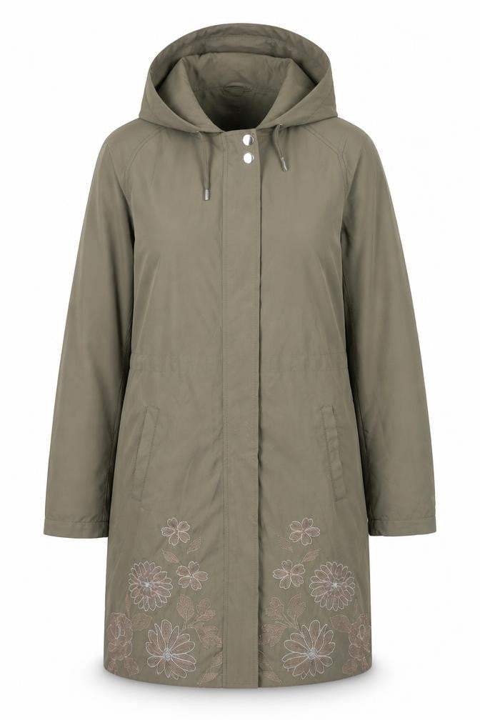 New Look Womens Green Jacket Size 10 Zip