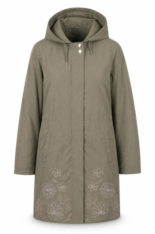 New Look Womens Green Jacket Size 10 Zip