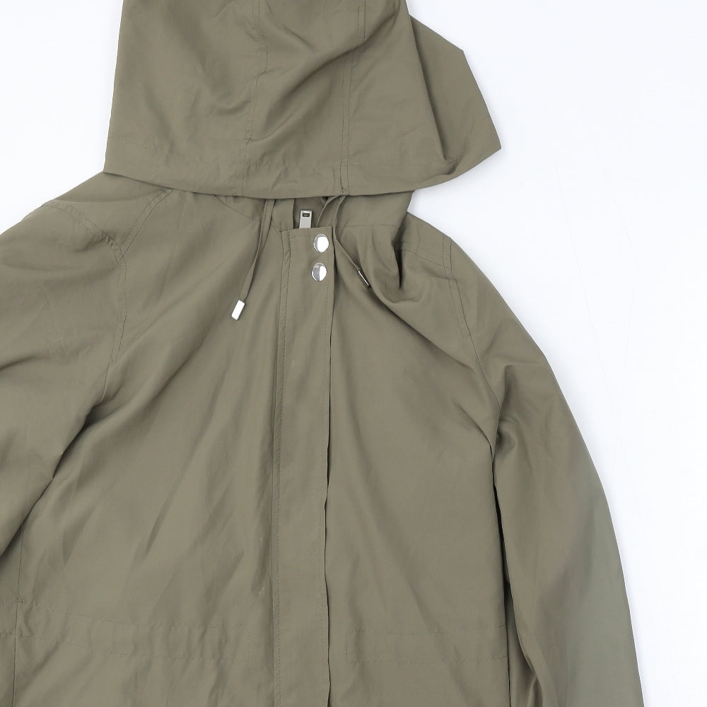 New Look Womens Green Jacket Size 10 Zip