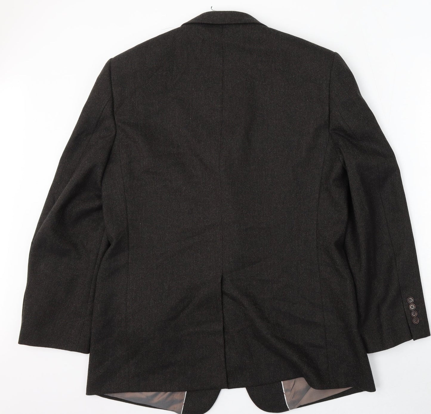 Marks and Spencer Mens Brown Wool Jacket Suit Size 42