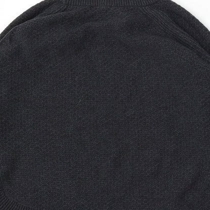 Warehouse Womens Grey Round Neck Polyester Pullover Jumper Size 8