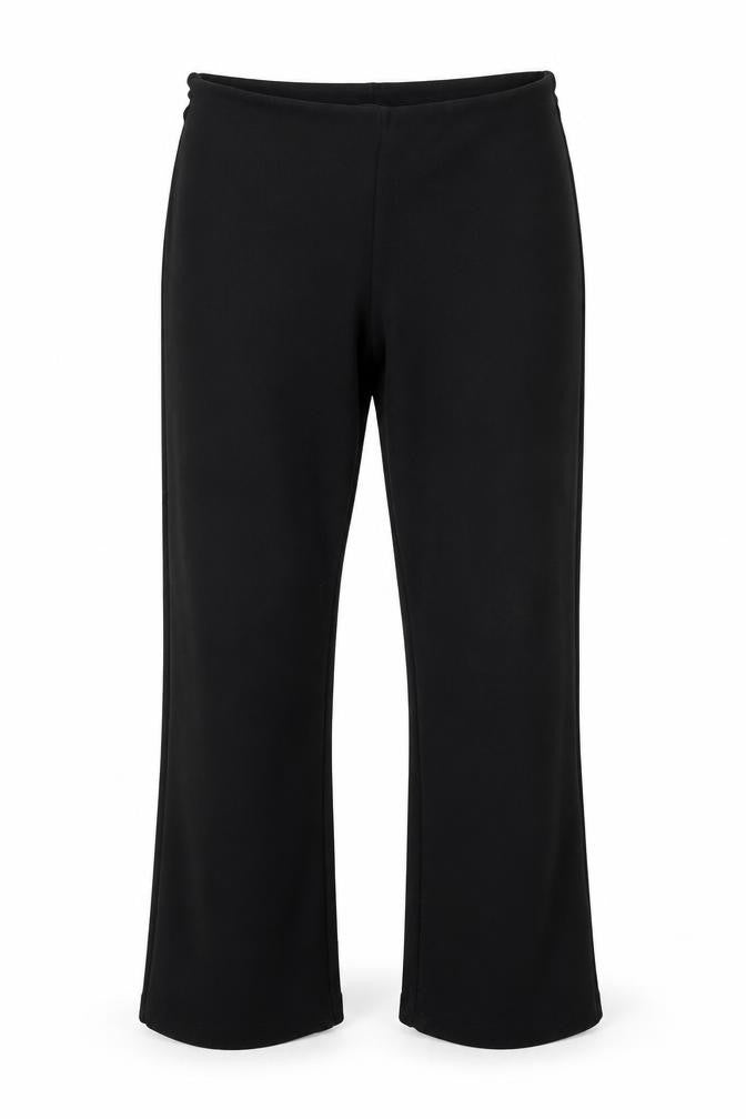 Mia Moda Womens Black Polyester Trousers Size 10 L29 in Regular
