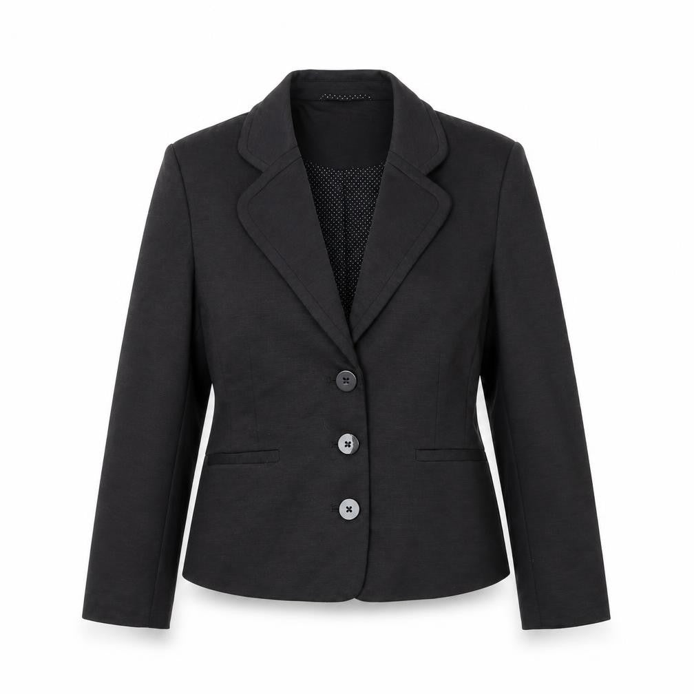 Skopes Womens Black Polyester Jacket Suit Size 10