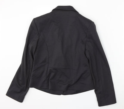 Skopes Womens Black Polyester Jacket Suit Size 10