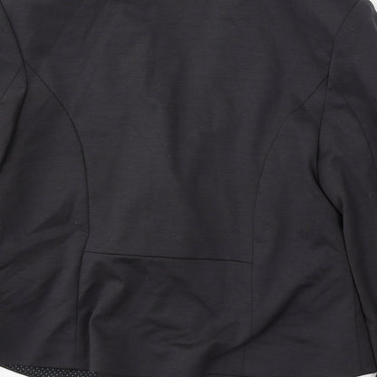 Skopes Womens Black Polyester Jacket Suit Size 10