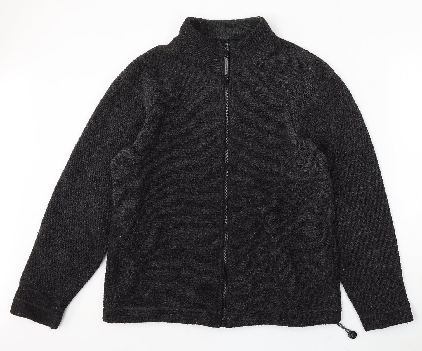Armando Mens Grey Polyester Full Zip Sweatshirt Size M