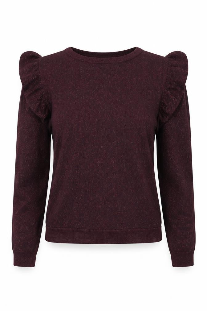 NEXT Womens Purple Round Neck Viscose Pullover Jumper Size 6