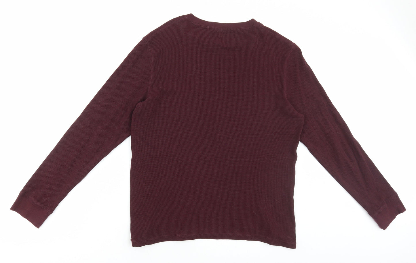 INDUSTRIALIZE Mens Brown Cotton Pullover Sweatshirt Size M