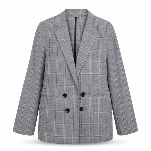 Primark Womens Blue Check Jacket Size 10