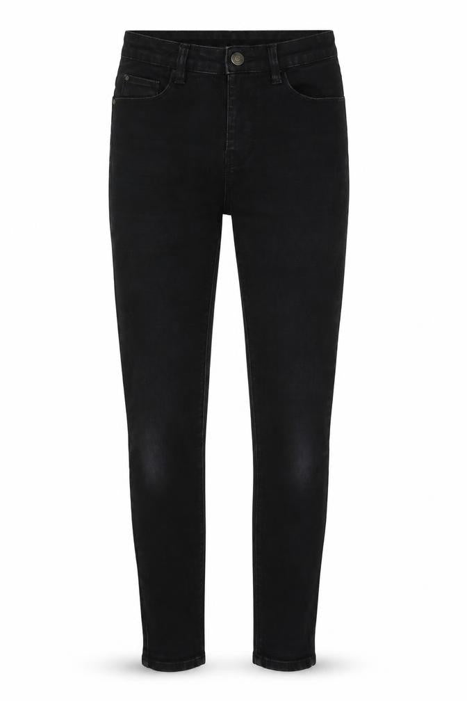 Denim Co Womens Black Cotton Skinny Jeans Size 8 L28 in Regular Button
