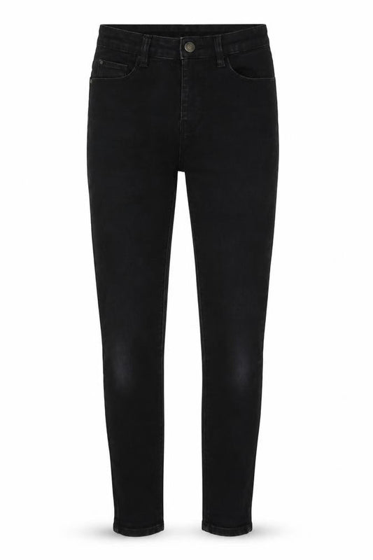 Denim Co Womens Black Cotton Skinny Jeans Size 8 L28 in Regular Button