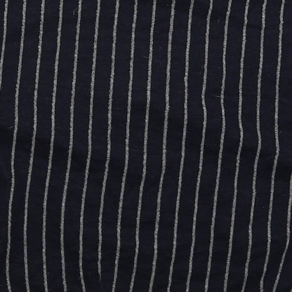 Next Womens Blue Round Neck Striped Cotton Pullover Jumper Size 10