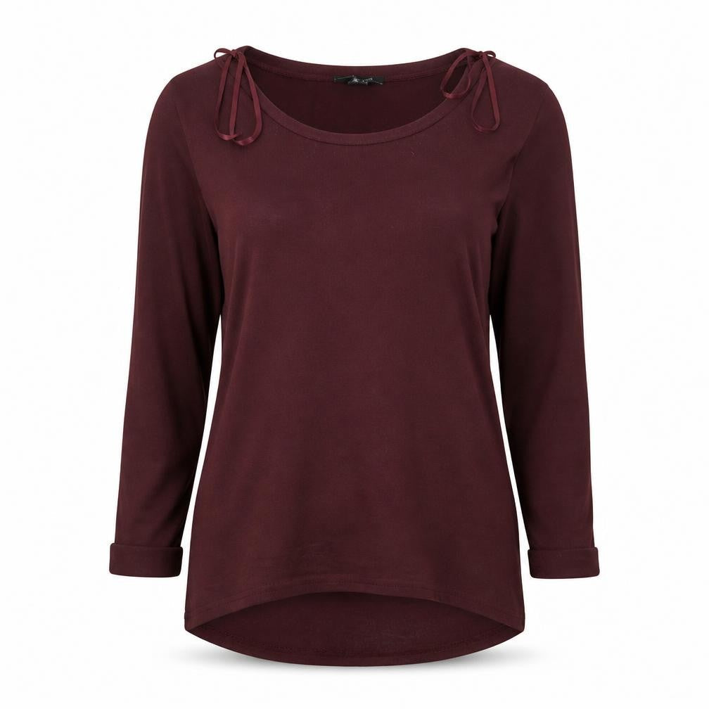 New Look Womens Purple Round Neck Polyester Pullover Jumper Size 6