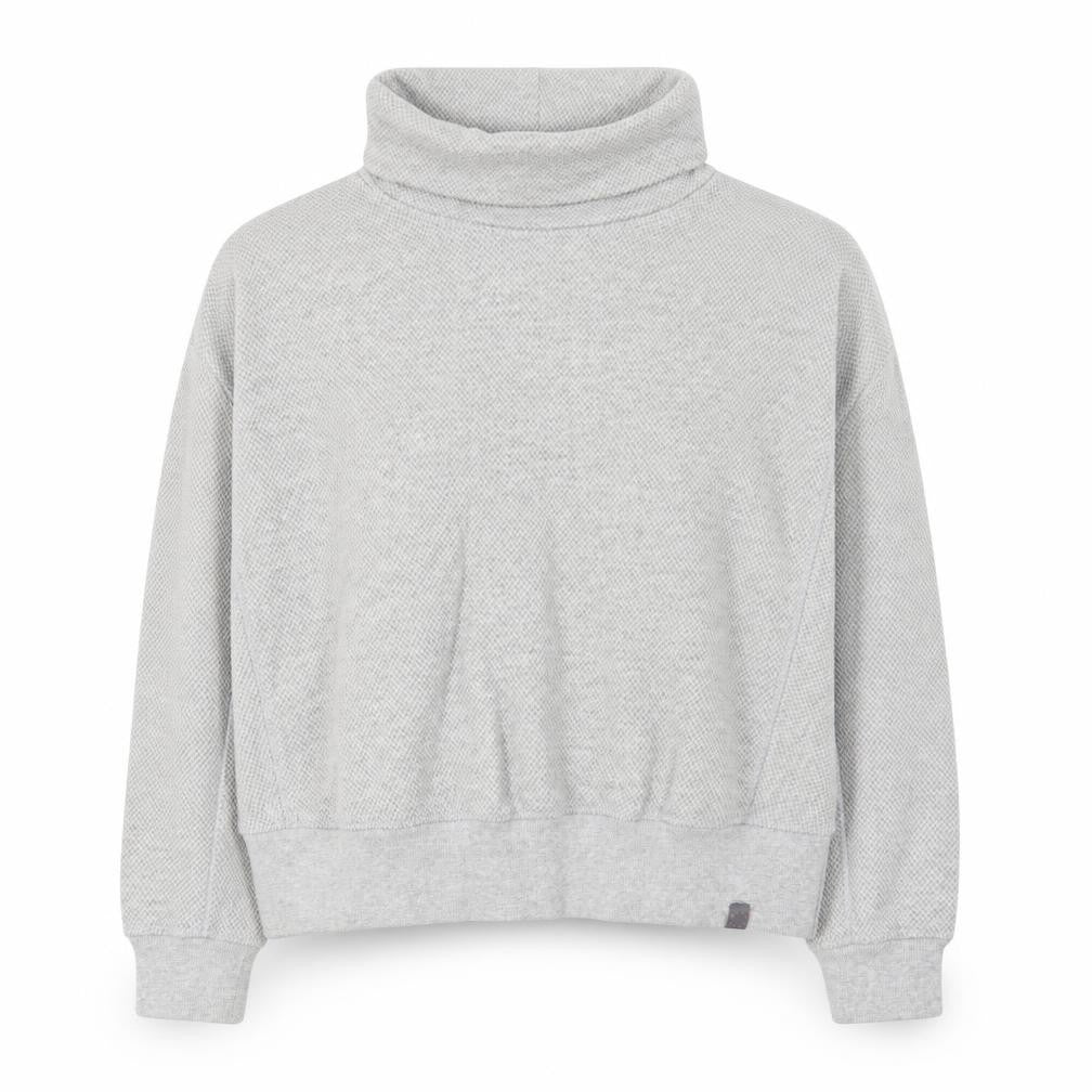 NEXT Womens Grey Roll Neck Cotton Pullover Jumper Size XS - Loungewear